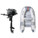Marinport 2.70 Ahşap Taban Şişme Bot + Suzuki 2.5 HP Deniz Motoru
