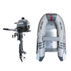 Marinport 2.70 Alüminyum Taban Şişme Bot + Yamaha 2.5 HP Deniz Motoru