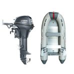 Marinport 3.00 Alüminyum Taban Şişme Bot + Yamaha 9.9 HP Deniz Motoru