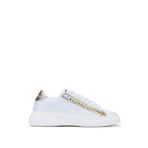 Mario Valentino Kadın Hakiki Deri Beyaz/Altın Sneakers & Spor Ayakkabı