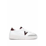 Mario Valentino Kadın Hakiki Deri Beyaz/Bordo Sneakers & Spor Ayakkabı 1040 95S7004 BN AYK SK25-26 WHITE/BORDEAUX