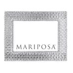Mariposa Sepet örgüsü, 10,16 x 15,24 cm resim çerçevesi, gümüş