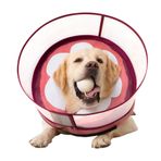 Mariyago Büyük Orta Küçük Köpekler için Şişme Köpek Koni Yaka, Yumuşak Köpek Donut Yaka Ameliyat Sonrası Evcil Hayvanlar için Ayarlanabilir Kurtarma Konisi, Ekstra Geliştirilmiş Anti-Yalama Koruma Kalkanı