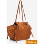 Marjin Kadın Hakiki Deri Shopper El ve Omuz Çantası Yorita Taba Süet