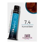 Marjinal Biora Saç Boyası - 7.4 Kumral Bakır + Pierra Oksidan 60 ml