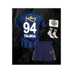 Marka Extra 94-TALİ.S.CA 'F'ênêrbâhçê 2025/2026 Sezon LACİVERT Çocuk Futbol forması 4 Parça