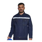 Marka İŞÇİ TİPİ REFLEKTÖRLÜ ERKEK KOT CEKET/İNCE MONT