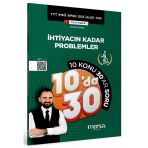Marka Kpss Meb-Ags Yks Tyt Msü Dgs Ales İhtiyacın Kadar Problemler Kampı 10 Da 30 Soru Bankası Çözümlü - Yasin Kara Marka Yayınları