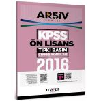 Marka Kpss Ön Lisans 2016 Sınavı Çıkmış Sorular Tıpkı Basım Çözümlü Arşiv Serisi Marka Yayınları
