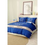 Marka Nevresim Takımı Çift Kişilik Pamuklu Saten Kumaş 6 Parça 3D Dijital Baskı Duvet Cover Set Model NO:103 - Renkli - 200 x 220 cm