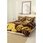 Marka Nevresim Takımı Çift Kişilik Pamuklu Saten Kumaş 6 Parça 3D Dijital Baskı Duvet Cover Set Model NO:104 - Renkli - 200 x 220 cm