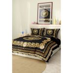 Marka Nevresim Takımı Çift Kişilik Pamuklu Saten Kumaş 6 Parça 3D Dijital Baskı Duvet Cover Set Model NO:108 - Renkli - 200 x 220 cm