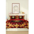 Marka Nevresim Takımı Çift Kişilik Pamuklu Saten Kumaş 6 Parça 3D Dijital Baskı Duvet Cover Set Model No:115