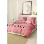 Marka Nevresim Takımı Çift Kişilik Pamuklu Saten Kumaş 6 Parça 3D Dijital Baskı Duvet Cover Set Model NO:118 - Renkli - 200 x 220 cm