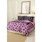 Marka Nevresim Takımı Çift Kişilik Pamuklu Saten Kumaş 6 Parça 3D Dijital Baskı Duvet Cover Set Model NO:129 - Renkli - 200 x 220 cm
