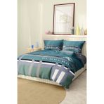 Marka Nevresim Takımı Çift Kişilik Pamuklu Saten Kumaş 6 Parça 3D Dijital Baskı Duvet Cover Set Model No:15 - Renkli - 200 x 220 cm