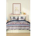 Marka Nevresim Takımı Çift Kişilik Pamuklu Saten Kumaş 6 Parça 3D Dijital Baskı Duvet Cover Set Model No:21