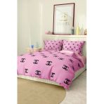 Marka Nevresim Takımı Çift Kişilik Pamuklu Saten Kumaş 6 Parça 3D Dijital Baskı Duvet Cover Set Model No:22