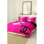 Marka Nevresim Takımı Çift Kişilik Pamuklu Saten Kumaş 6 Parça 3D Dijital Baskı Duvet Cover Set Model No:32