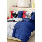 Marka Nevresim Takımı Çift Kişilik Pamuklu Saten Kumaş 6 Parça 3D Dijital Baskı Duvet Cover Set Model No:4 - Renkli - 200 x 220 cm