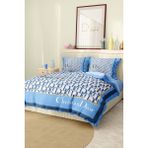 Marka Nevresim Takımı Çift Kişilik Pamuklu Saten Kumaş 6 Parça 3D Dijital Baskı Duvet Cover Set Model No:40 - Renkli - 200 x 220 cm