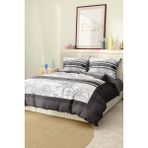 Marka Nevresim Takımı Çift Kişilik Pamuklu Saten Kumaş 6 Parça 3D Dijital Baskı Duvet Cover Set Model No:48 - Renkli - 200 x 220 cm