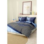 Marka Nevresim Takımı Çift Kişilik Pamuklu Saten Kumaş 6 Parça 3D Dijital Baskı Duvet Cover Set Model No:6 - Renkli - 200 x 220 cm