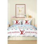 Marka Nevresim Takımı Çift Kişilik Pamuklu Saten Kumaş 6 Parça 3D Dijital Baskı Duvet Cover Set Model No:82