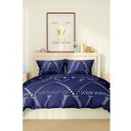 Marka Nevresim Takımı Çift Kişilik Pamuklu Saten Kumaş 6 Parça 3D Dijital Baskı Duvet Cover Set Model No:83
