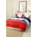 Marka Nevresim Takımı Çift Kişilik Pamuklu Saten Kumaş 6 Parça 3D Dijital Baskı Duvet Cover Set Model No:85 - Renkli - 200 x 220 cm