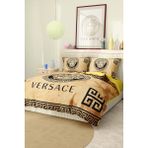 Marka Nevresim Takımı Çift Kişilik Pamuklu Saten Kumaş 6 Parça 3D Dijital Baskı Duvet Cover Set Model No:88 - Renkli - 200 x 220 cm