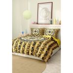 Marka Nevresim Takımı Çift Kişilik Pamuklu Saten Kumaş 6 Parça 3D Dijital Baskı Duvet Cover Set Model No:90 - Renkli - 200 x 220 cm