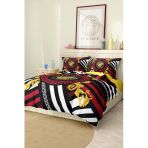 Marka Nevresim Takımı Çift Kişilik Pamuklu Saten Kumaş 6 Parça 3D Dijital Baskı Duvet Cover Set Model No:99