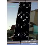 Marka Oto Folyo Kaplama - Yan Kapı Sticker - 2Adet Set Tuning Modifiye Yapıştırma