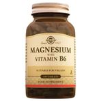 Marka Solgar Magnesium Besin Takviyesi 100 Tablet Vitamin B6 İçeren Vegan Uyumlu Ürün - standart