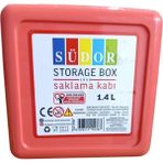 Marka Südor Saklama Beslenme Kabı 1.4 L MT05-TURUNCU - Ölç.ü - Tip - Renkli