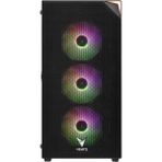 Marka VENTO VG3400S 750W Gen5.1,80+ Bronze Mesh RGB 4X120mm Fanlı ATX Siyah Gamıng Kasa