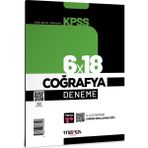 Marka Yayınları KPSS Coğrafya 6x18 Deneme Tamamı Video Çözümlü Mesleki Hazırlık Kitabı