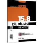 Marka Yayınları KPSS Dil Bilgisi Deneme Tamamı Video Çözümlü 15 x 8 Mesleki Hazırlık Kitabı