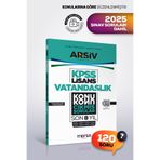 Marka Yayınları KPSS LİSANS VATANDAŞLIK SON 8 YIL Konu Konu Çıkmış Sorular | Tamamı Çözümlü