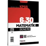 Marka Yayınları KPSS Matematik 6x30 Deneme Tamamı Video Çözümlü Mesleki Hazırlık Kitabı