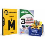Marka Yayınları - Meb Lgs Son 3 Yıl Çıkmış Sorular & Hız Yayınları 8. Sınıf Matematik Soru Bankası + Sürpriz Hediye Seti
