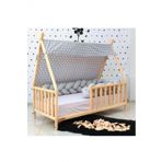 Markaawm Bodrum Montessori Yatak Doğal Çam Karyola Teşhir