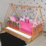 Markaawm Montessori Çocuk Yatak Yavrulu 90X190 Karyola Derya Teşhir