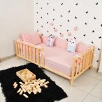 Markaawm Montessori Yatak Çocuk Doğal Çam 90X190 Karyola Nil Teşhir