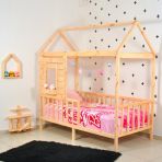 Markaawm Montessori Yatak Çocuk Odası Bebek Beşik 90X190 Karyola Teşhir