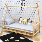 Markaawm Montessori Yatak Doğal Ahşap Çocuk Yatak Nirvana 60X120