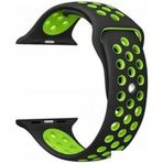 Markacase Apple Watch Series 1 2 3 42 mm Uyumlu Delikli Silikon Kordon Beyaz Mor (L)