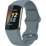 Markacase Fitbit Charge 5 Silikon Saat Kordonu - Çelik Mavisi