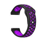 Markacase Garmin Approach S40 Delikli Siyah Mor Spor Silikon Kordon